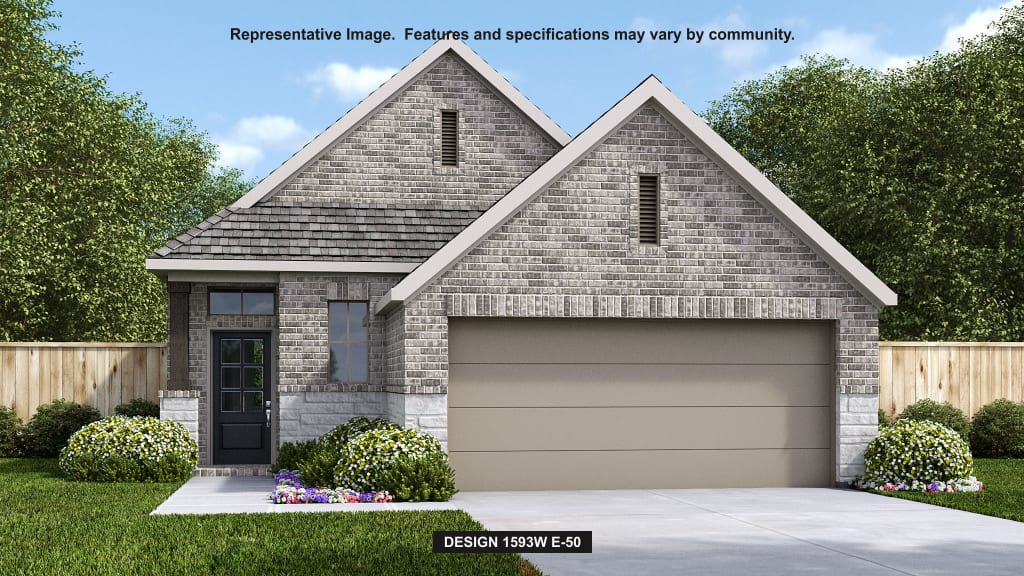 1593W House Plan in Candela 40, Houston, Texas | Available to Build